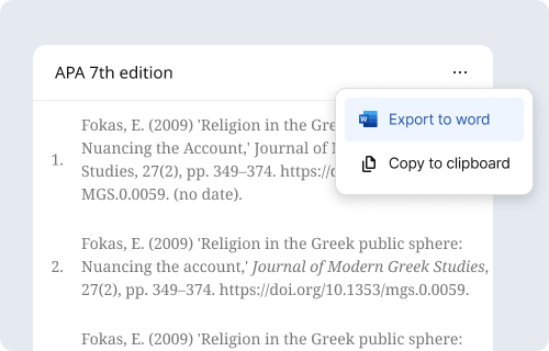 Step 4: Export Your Bibliography