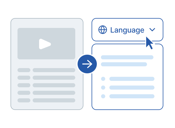 Zusammenfassungen in jeder Sprache erhalten